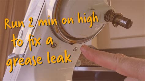 kitchenaid leaking oil|How to Fix a KitchenAid Stand Mixer That Is Leaking Oil